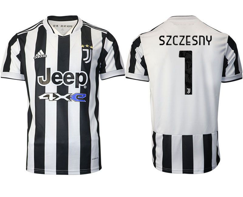 Men 2021-2022 Club Juventus home aaa version white #1 Adidas Soccer Jersey